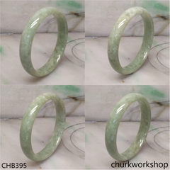 Light green jade bangle