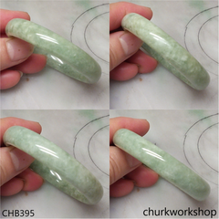 Light green jade bangle
