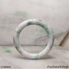 Multi-color jade bangle