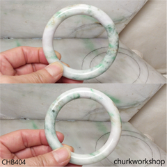 Multi-color jade bangle