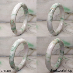 Multi-color jade bangle