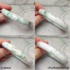 Multi-color jade bangle