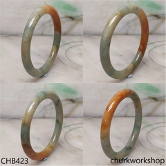 Reserved Multi color jade bangle