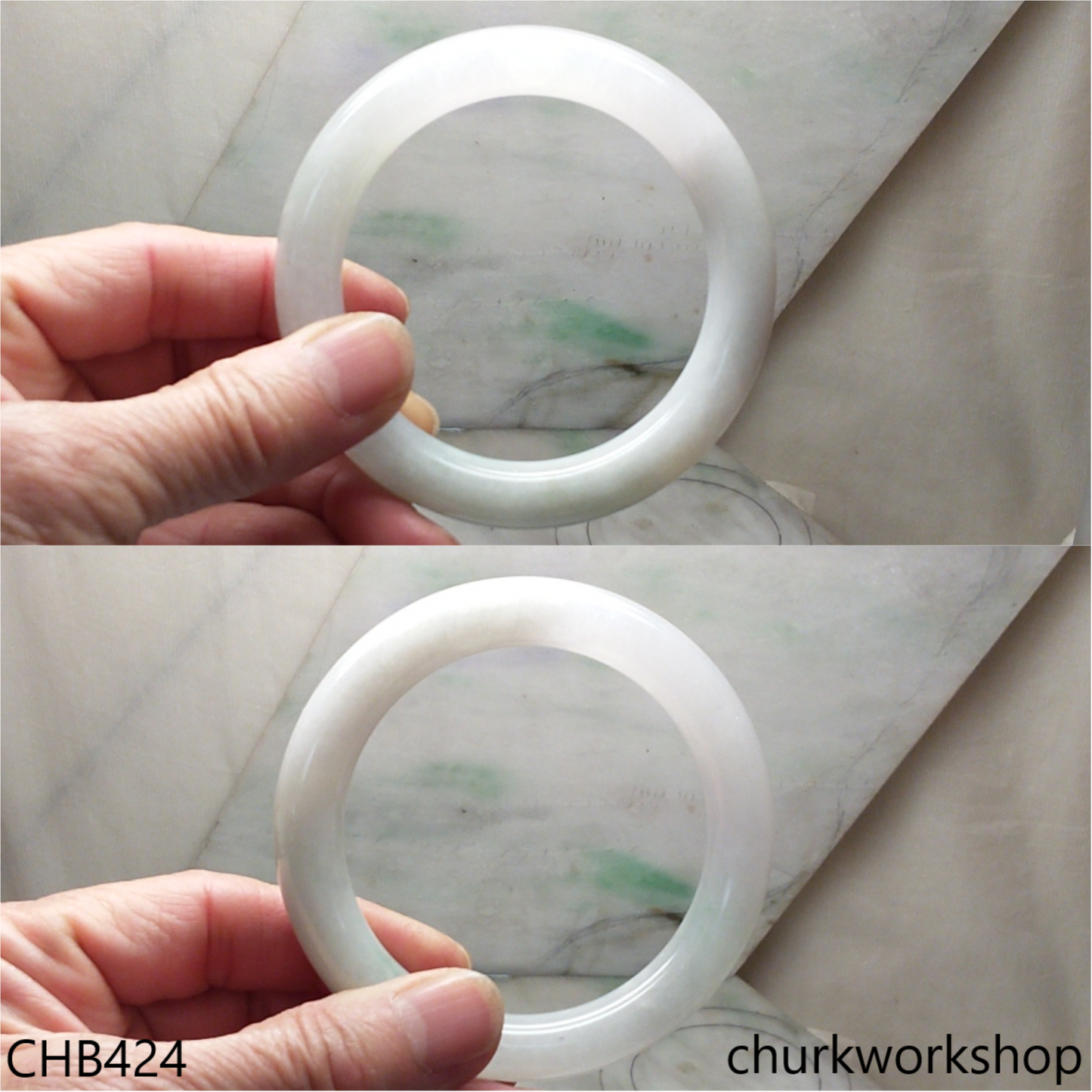 White jade bangle
