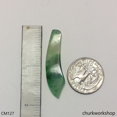Dragon blade jade pendant