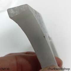 Reserved for TongLing Custom made white jade band with rectangular top