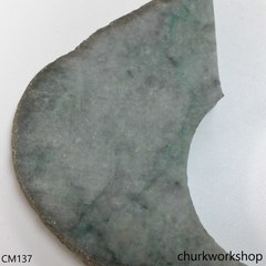Custom cut jade cuff