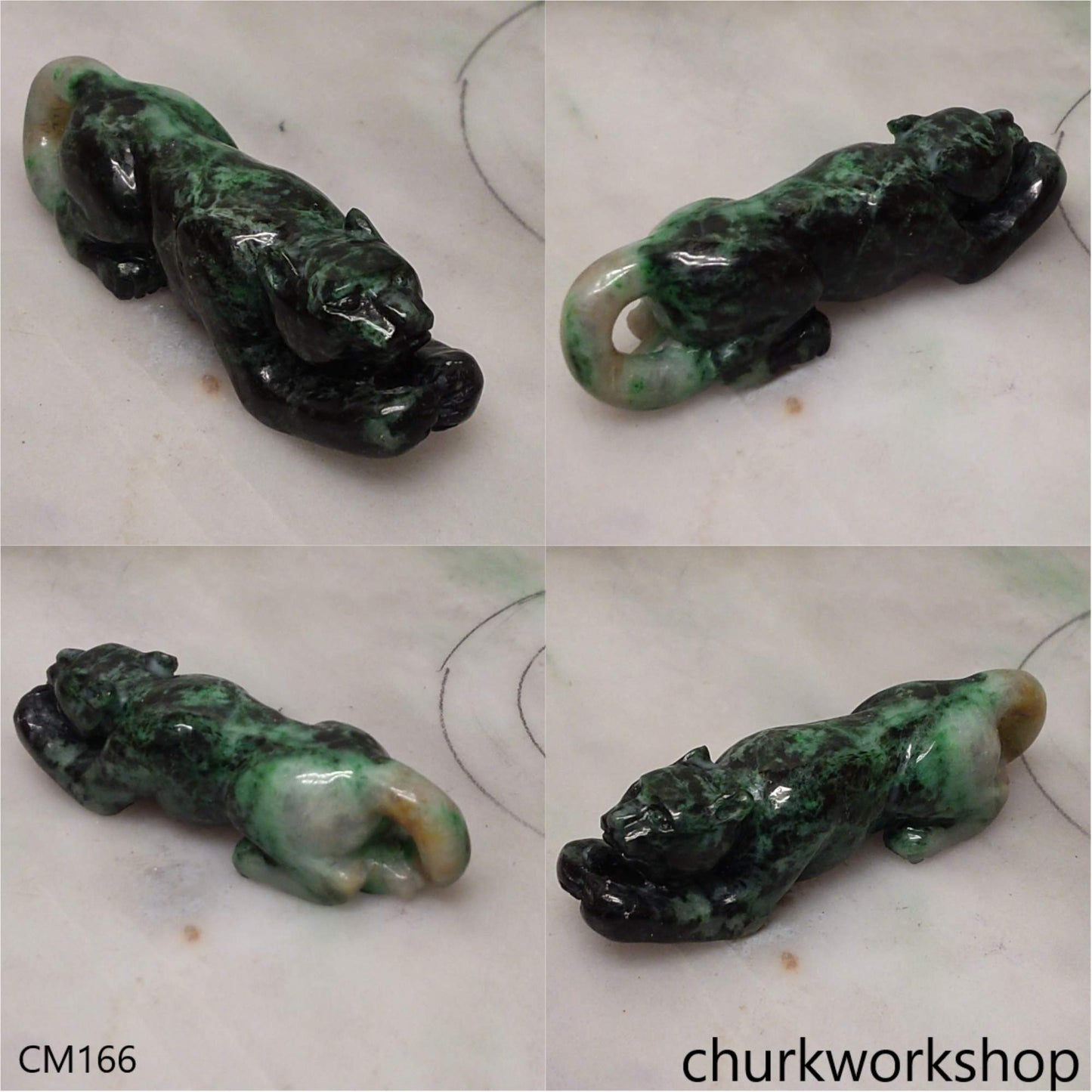 Custom cut Jade Mountain Lion