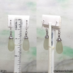Rain drop earrings sterling silver