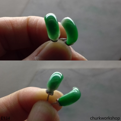 Bridge shape ear studs sterling silver