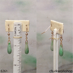Rain drop earrings 14K gold filled