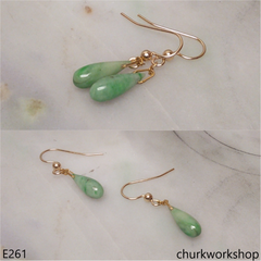 Rain drop earrings 14K gold filled