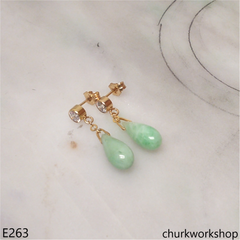 Rain drop earrings 14K gold filled