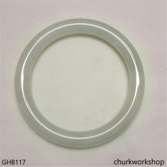 Small pale green jade bangle