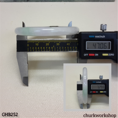 Small light green jade bangle