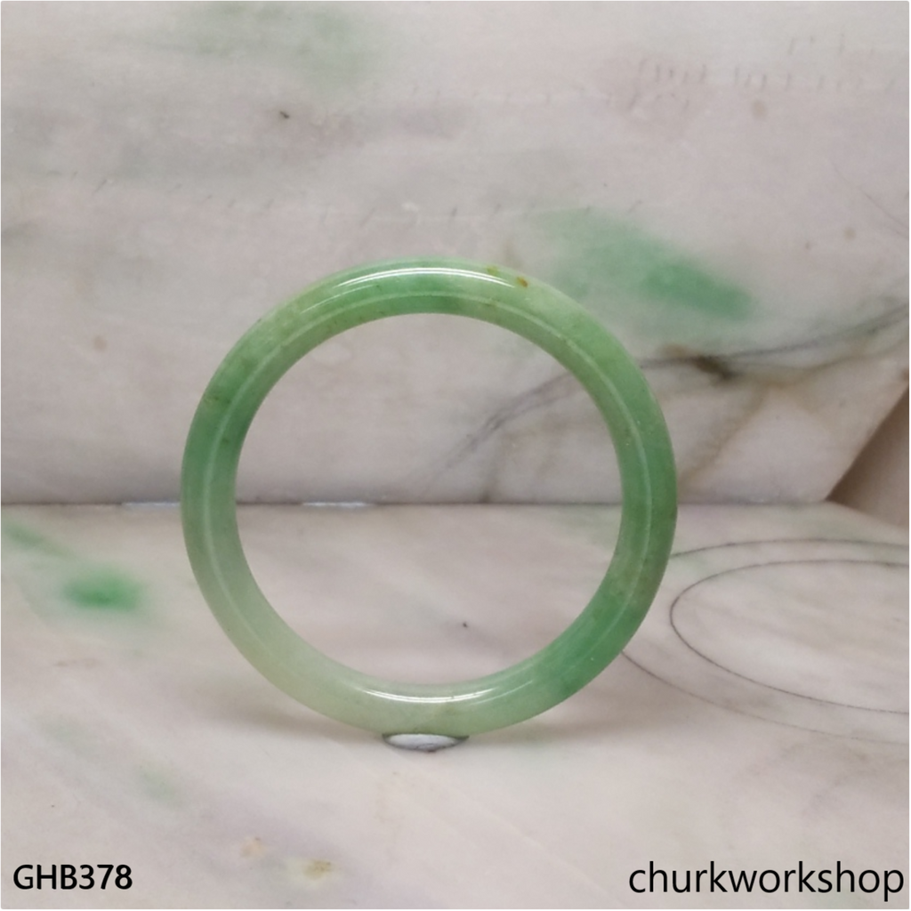 Small green jade bangle