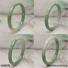 Small green jade bangle