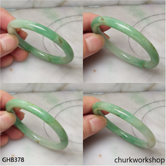 Small green jade bangle