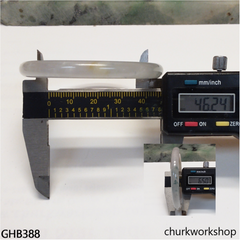 Small icy jade bangle