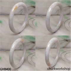 Small pale lavender jade bangle