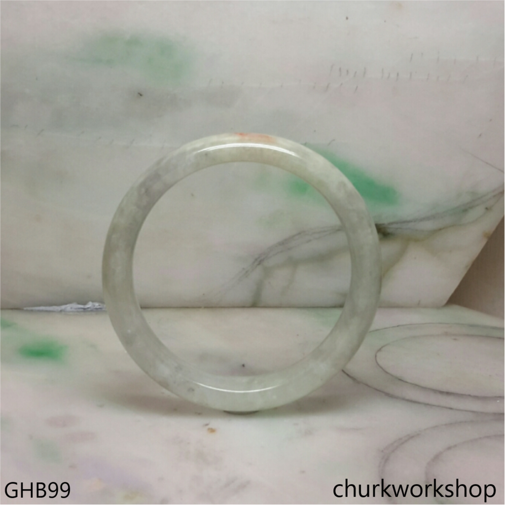 Grayish lavender jade bangle