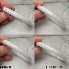 Small pale lavender jade bangle