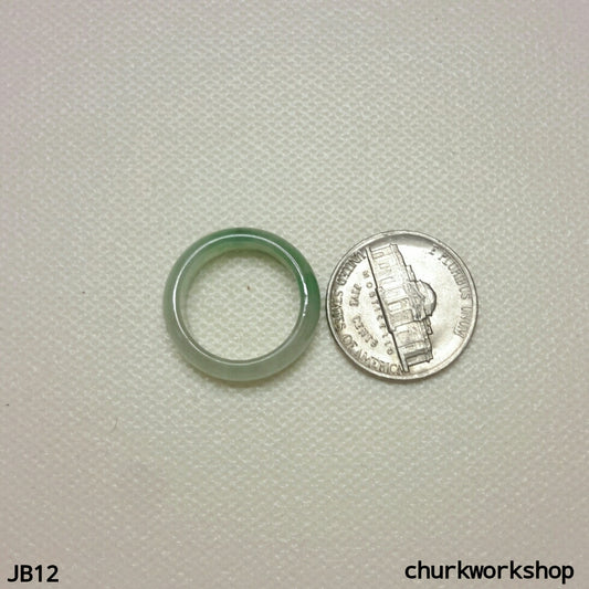 Light green jade band, unisex jade band