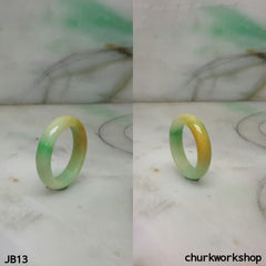 Three color jade band, unisex jade band