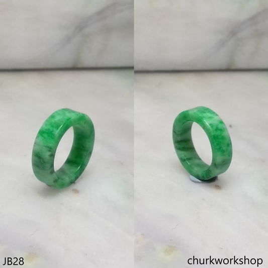 Green jade unisex jade band