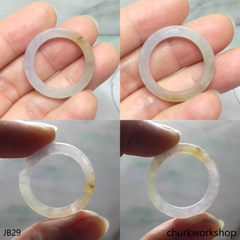 Pale lavender jade unisex jade band