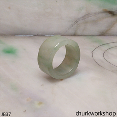 Light green jade band for man