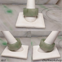 Light green jade band for man