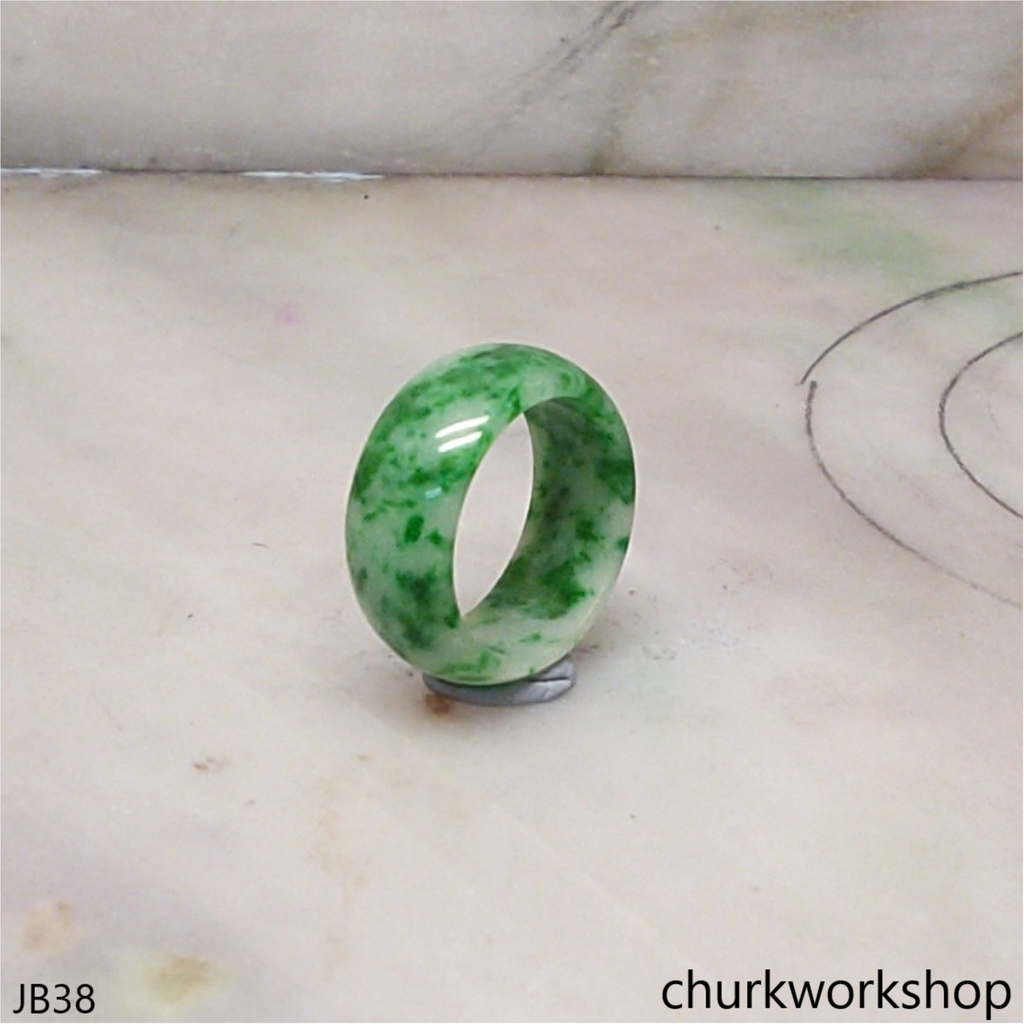 Green jade unisex jade band