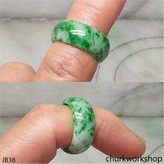 Green jade unisex jade band