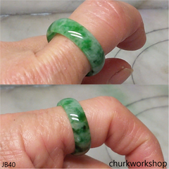 Green jade unisex jade band