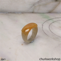 Brownish jade saddle band