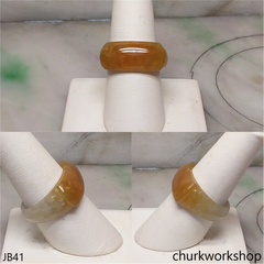 Brownish jade saddle band