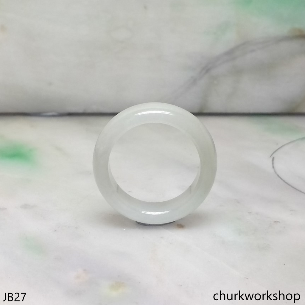 White jade unisex jade band