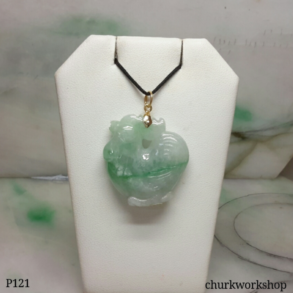 Jade rooster pendant