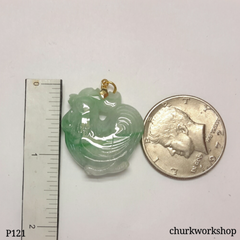 Jade rooster pendant