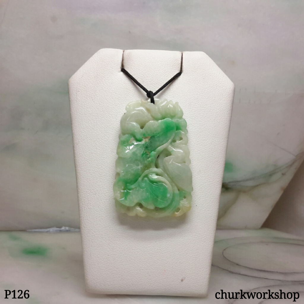 Jade carved pendant.
