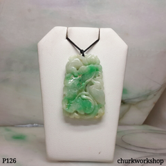 Jade carved pendant.