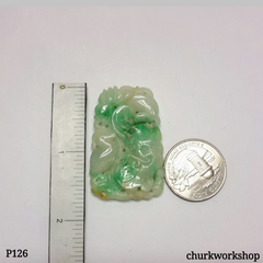 Jade carved pendant.
