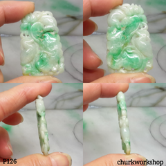 Jade carved pendant.