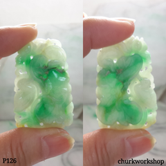 Jade carved pendant.