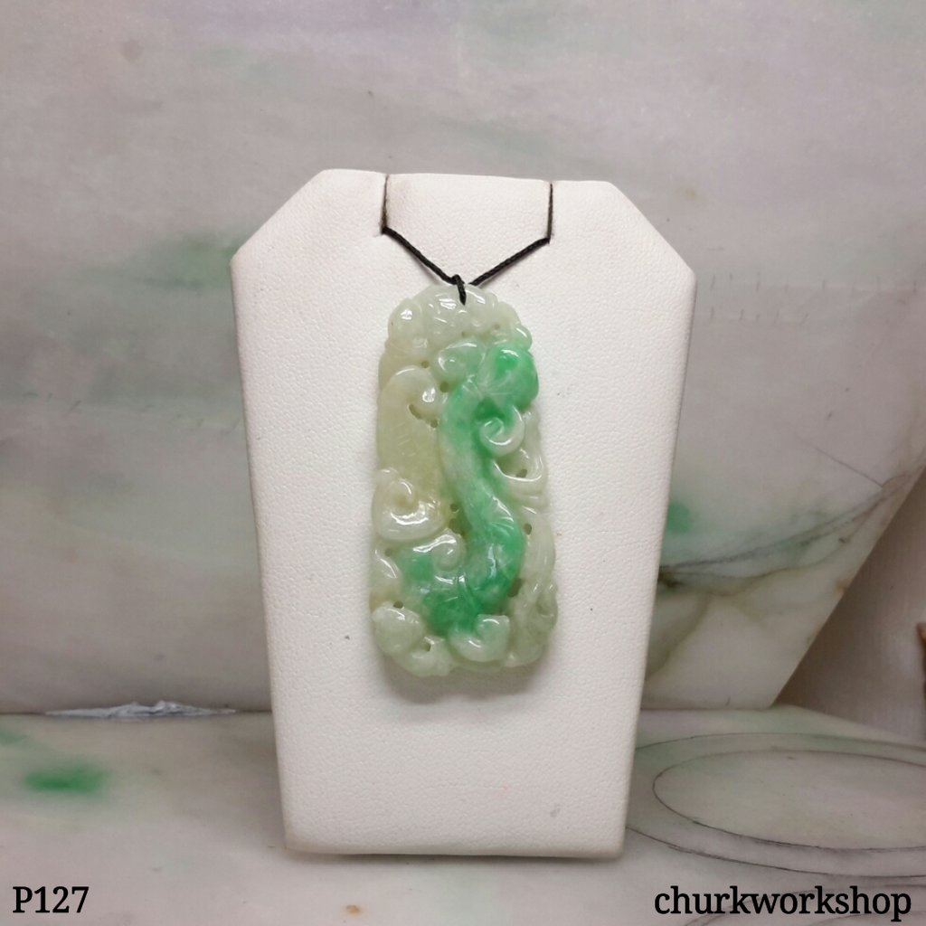 Jade carved pendant.