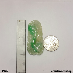 Jade carved pendant.