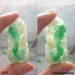 Jade carved pendant.