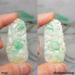 Jade carved pendant