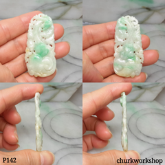 Jade carved pendant